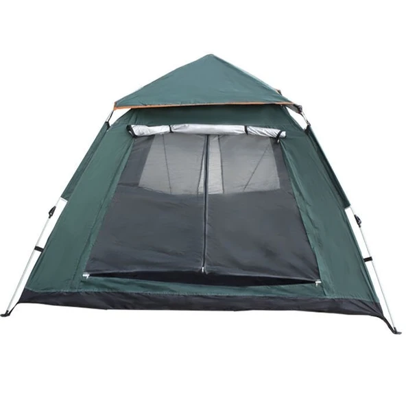S. DFT 4 Kişilik Oto. Çadır 2,4x2,4x1,55m-Yeşil ürün görseli 1