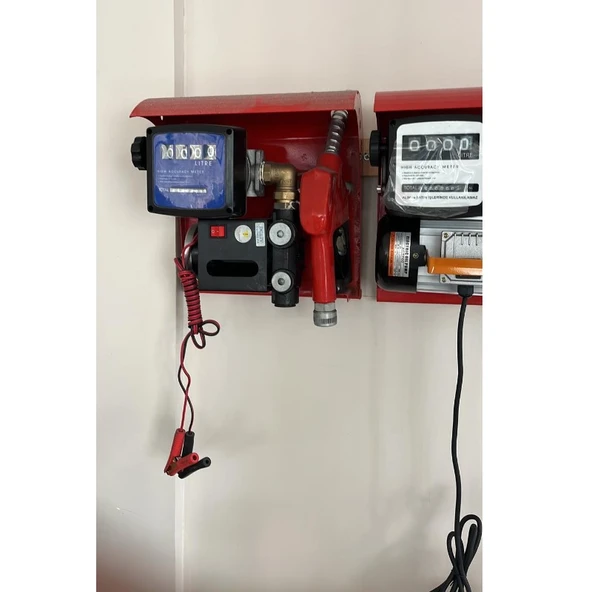 Gross Kabinli 12 Volt Mazot ve Sıvı Transfer Pompası Sayaçlı Tabanca Set - Resim 2