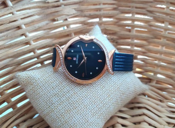 Reward RD63075L Kadın Hasır Çelik Kordon Kol Saati Lacivert - 3