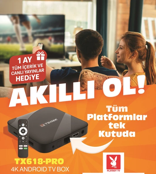 4K Android Tv Box - IPTV Özellikli Yayın Paketli - 3