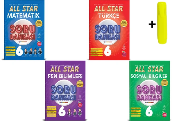 Newton 6.Sınıf All Star Matematik Fen Türkçe Sosyal Soru Bankası Yeni ürün görseli