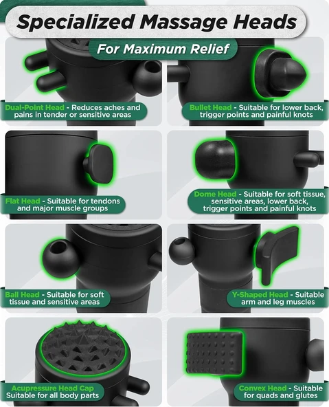 Lunix LX28 Taşınabilir El Tipi Titreşimli Masaj Aleti - Boyun, Sırt ve Bacaklar - 4