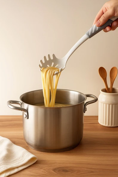 2’li Modern Tasarım Pişirme ve Servis Seti – 220°C Isıya Dayanıklı Beyaz - 3