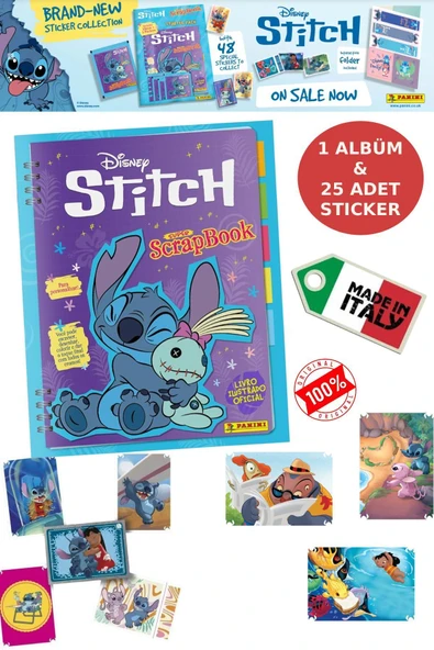 1 Adet 2025 Panini Stitch Süper ScrapBook Albüm