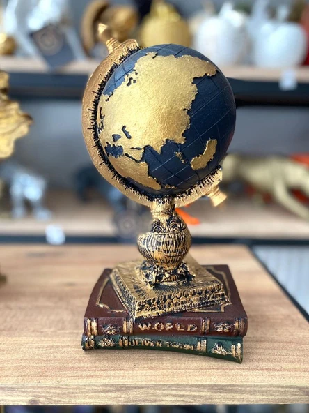 Kitap dünya dekoroatif obje Atlas Biblo - 4
