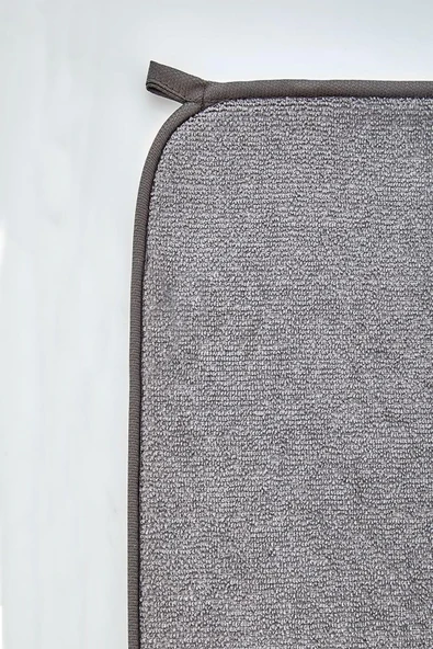 Mikrofiber Katlanabilir Bulaşık Kurutma Matı ve Tabaklık – Kaymaz Tabanlı, Hızlı Kuruyan, 37x38 cm - 5
