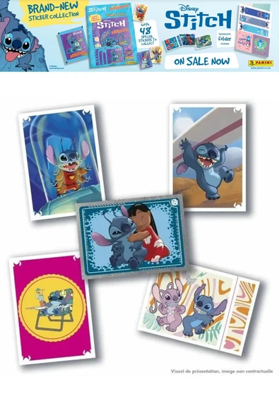 2 Paket Panini Stitch Süper ScrapBook Çıkartma 10 Adet Sticker - 7