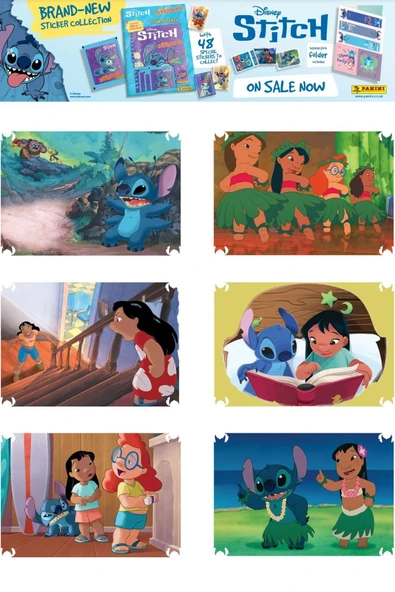 36 Paket Panini Stitch Süper ScrapBook 180 Adet Sticker - 2