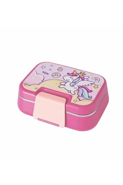 Kulplu Beslenme Kabı 1 Litre Sızdırmaz Contalı Paslanmaz Çelik Bölmeli Sızdırmaz Yemek Saklama Kabı - 6