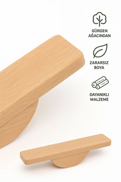 Ahşap Denge Kulesi – Renkli Silindirli Eğitici Motor Beceri ve Koordinasyon Oyunu - 4