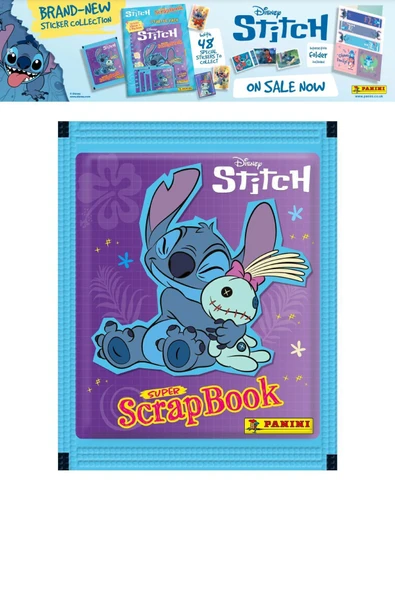 2 Paket Panini Stitch Süper ScrapBook Çıkartma 10 Adet Sticker - 3