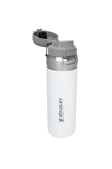 Stanley The Quick Flip Paslanmaz Çelik Buz Beyaz Termos 1.06 Lt - Resim 4