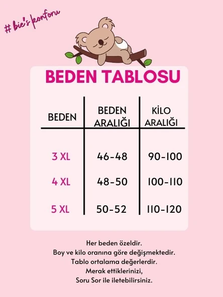Gri Çiçek Desenli Büyük Beden Kadın Uzun Kol Anne Pijama Takımı -  %100 Pamuk Penye Mevsimlik - 3