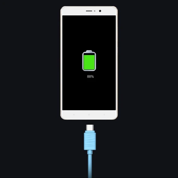 Joyroom JR-S118 Type-C USB Hızlı Şarj ve Data Kablosu 1m Mavi - Resim 5