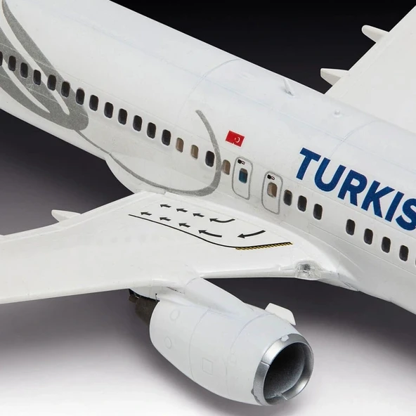 Nessiworld 3772 Revell - Turkish Airlines Boeing 737-800 Maket Kiti - Resim 4