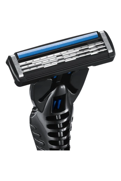 Bic Flex 3 Hybrid 3 Bıçaklı Erkek Tıraş Bıçağı, 1 Sap + 12 Yedek Başlık + Çanta 12 Aylık Paket - 5