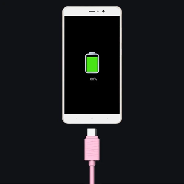 Joyroom JR-S118 Type-C USB Hızlı Şarj ve Data Kablosu 1m Pembe - 3