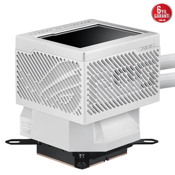 ASUS 240MM ROG RYUJIN III 240 ARGB OLED AM5-1851P SIVI SOĞUTMALI İŞLEMCİ FANI BEYAZ - 7