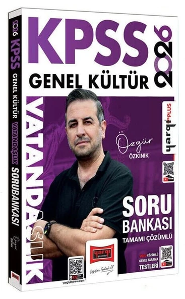Yargı 2026 KPSS Vatandaşlık Soru Bankası Çözümlü - Özgür Özkınık Yargı Yayınları ürün görseli 1