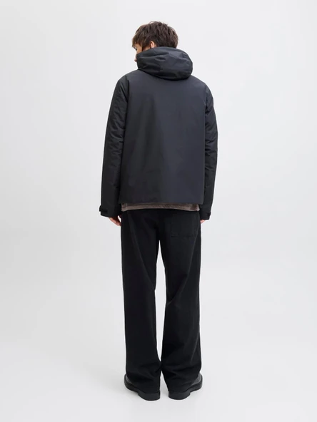 JJEBRANDON TRANSITIONAL JACKET SN Black Black S - Resim 3