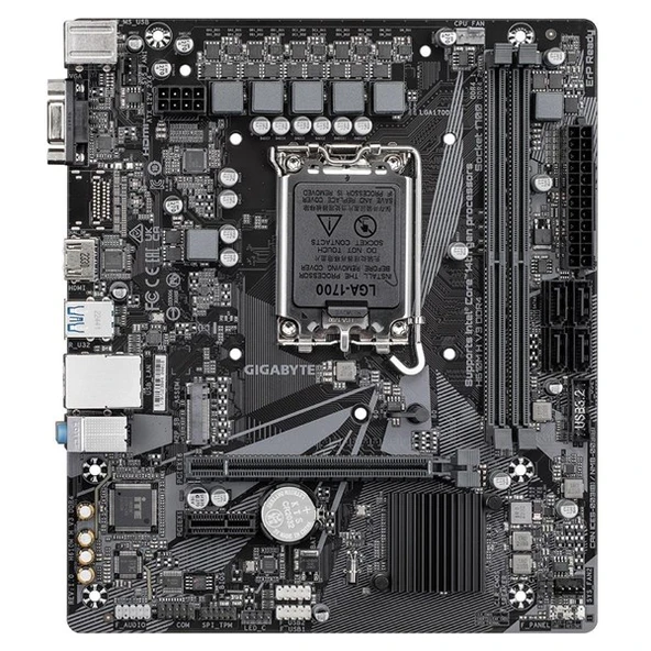 GIGABYTE H610M H v3 DDR4 HDMI PCIE 4.0 1700p mATX - Resim 2