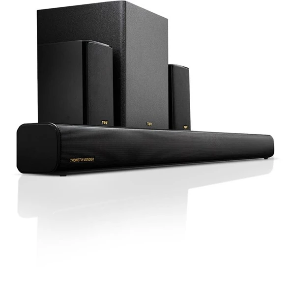 THONET Vander Rein HK096-03618 200W RMS Bluetooth HDMI Soundbar + Subwoofer 5.1 Hoparlör - Resim 3