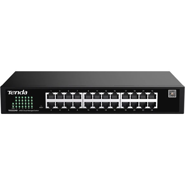 TENDA 24port TEG2224D GIGABIT Cloud Yönetilebilir Switch - Resim 2