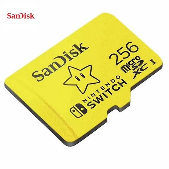 SANDISK 256GB NINTENDO SWITCH SDSQXAO-256G-GN3ZN MICRO-SD HAFIZA KARTI