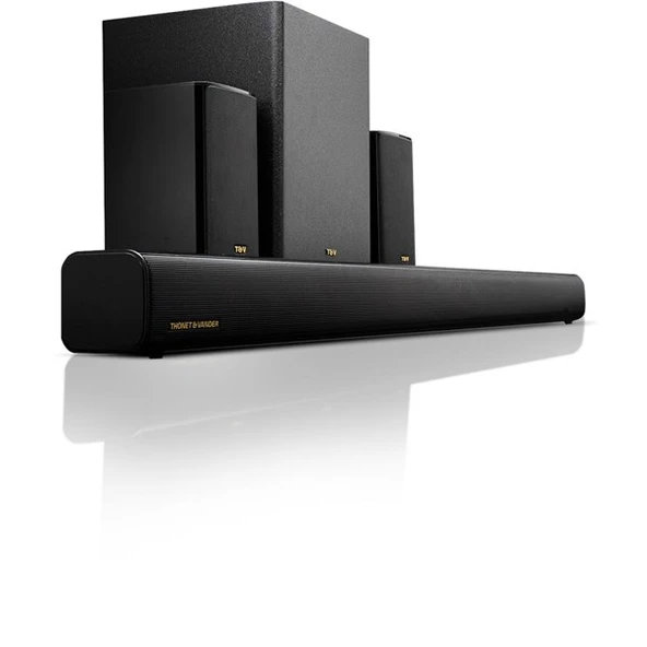 THONET Vander Rein HK096-03618 200W RMS Bluetooth HDMI Soundbar + Subwoofer 5.1 Hoparlör - Resim 5