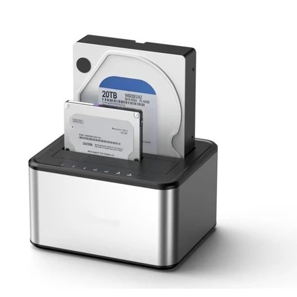 CODEGEN 2.5,3.5" USB 3.0 CDG-DOC-404 Sata Harddisk Dock SSD Kopyalama Özellikli