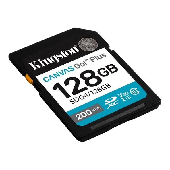 KINGSTON 128GB CANVAS GO SDG4/128GB SDHC HAFIZA KARTI - 2