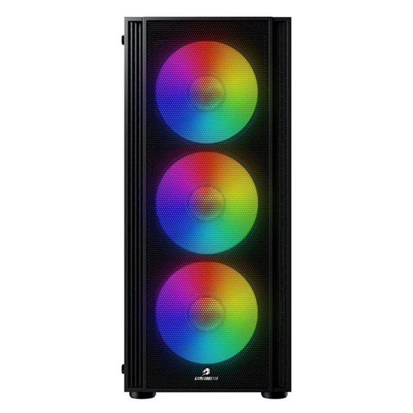 GAMEBOOSTER 600W CASTLE A651B GAMING MID-TOWER PC KASASI - Resim 2