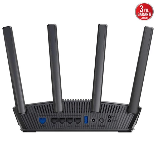 ASUS RT-BE82U BE6500 WIFI7 DUAL BAND 2.5GbE EV OFİS TİPİ ROUTER - Resim 8