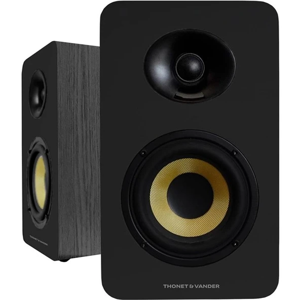 THONET Vander Vertrag Gen 2 80W RMS Siyah Bluetooth 5.0 RCA 2.0 Hoparlör