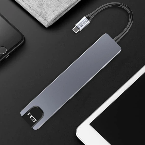 INCA ITPC-7T Gigabit Çok Portlu Type-C Ethernet - 6