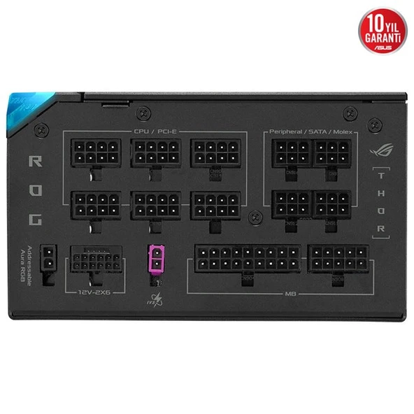 ASUS 1200W 80+ PLATINUM ROG THOR 1200P3 Tam Modüler Power Supply - 10