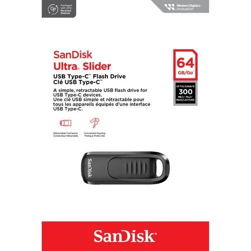 SANDISK 64GB ULTRA SLIDER SDCZ480-064G-G46 TYPEC USB BELLEK - 5