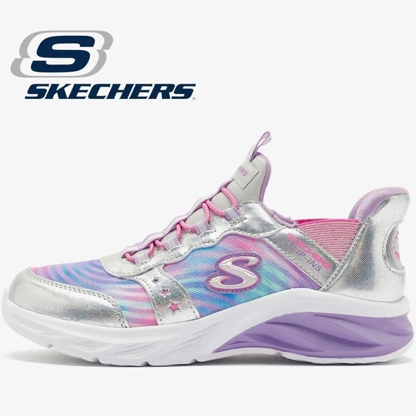 Skechers Coastline Slip-İns Bonita Wave 303592L Ortopedik Çocuk Spor Ayakkabı - Resim 2