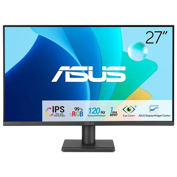 ASUS 27" IPS VA279HG 1MS 120HZ EYE CARE 1920X1080 OYUNCU MONITÖR - Resim 3