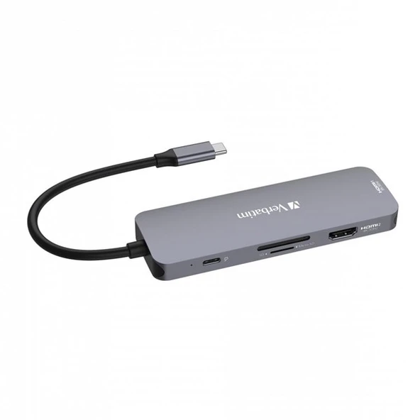 VERBATIM CMH-08 USB-C Pro Çok Bağlantı Noktalı Dock - 2