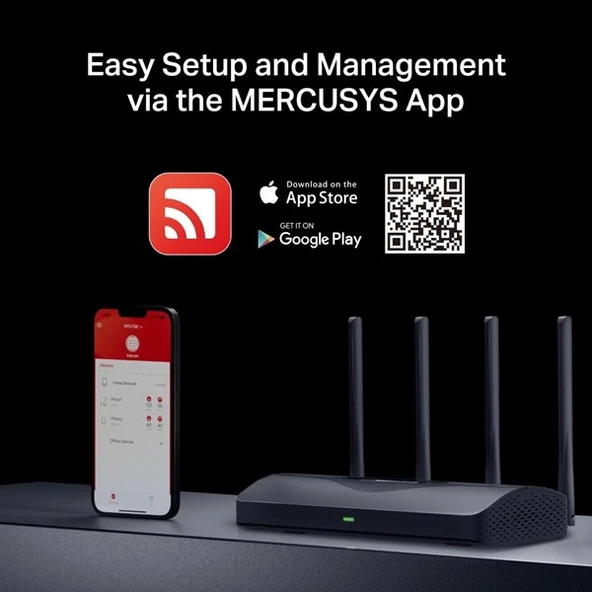 MERCUSYS MR27BE BE3600 WIFI7 DUAL BAND ROUTER - Resim 8