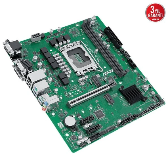 ASUS PRO H810M-C CSM DDR5 HDMI-DP TYPEC PCIE 5.0 1851P MATX KURUMSAL ANAKART - 5