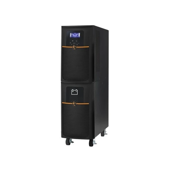 TUNÇMATİK 6KVA PowerUP ECO X9 ONLINE 1/1F LCD EKRAN TOWER UPS 16x 12V 7 Amper - 3