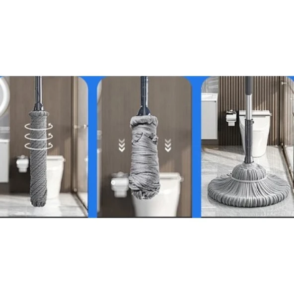 Kendinden Sıkmalı Paspas Mop - Resim 2