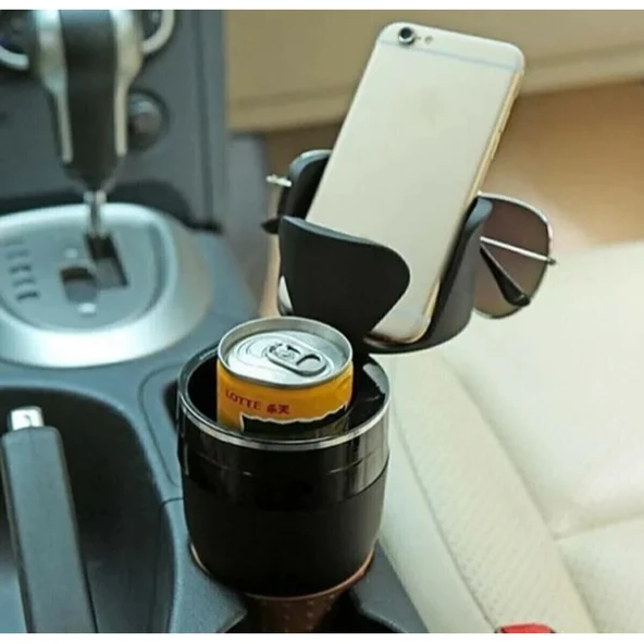 Ayarlanabilir Araç İçi Çoklu Bardak Tutacağı - Resim 2