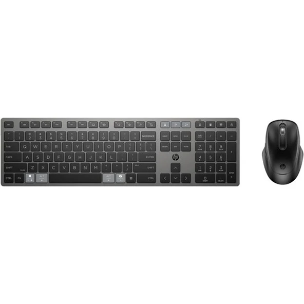 HP 720 9T5A9AA Çoklu Cihaz Bağlantılı Şarj Edilebilir Kablosuz Klavye Mouse Set