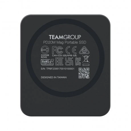 TEAM 1TB MAG PORTABLE PD20M TPSEG2001T0C108 USB 3.2 SSD HARİCİ DİSK GRI - 4