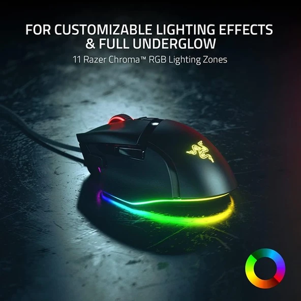 RAZER BASILISK V3 USB 26.000DPI Gaming Optic Mouse RGB RZ01-04000100-R3M1 - 4