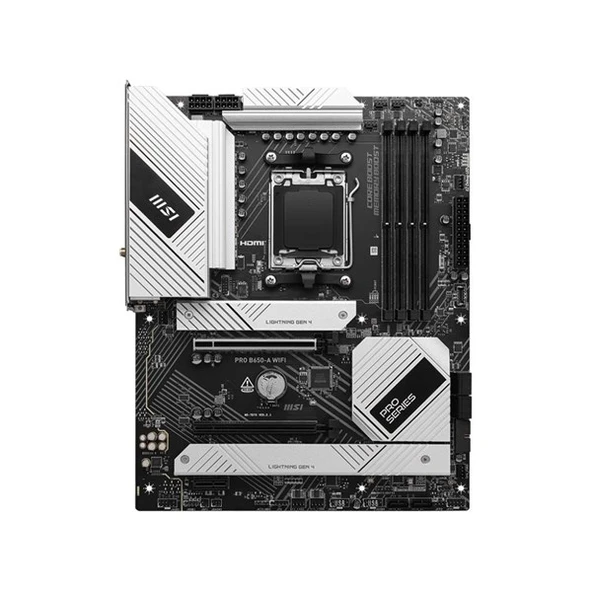 MSI PRO B650-A WIFI6E DDR5 HDMI-DP PCIE 4.0 AM5 ATX - 2
