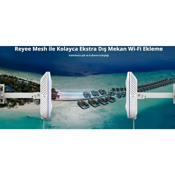 RUIJIE REYEE RG-RAP6260(H) AX6000 GIGABIT 300METRE  HARİCİ ACCESS POINT - 4